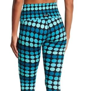 KDEER Sneaker Length Legging green dot size S